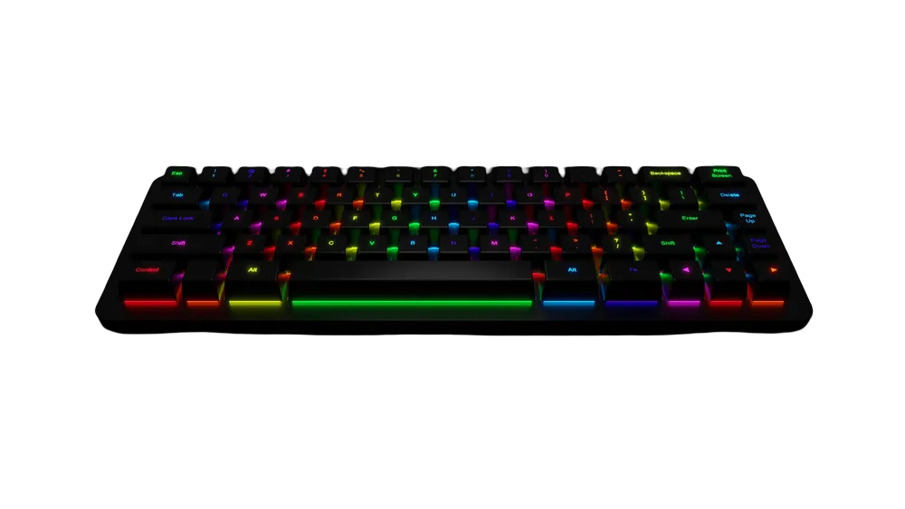 Mekanisk gamingtastatur med RGB-lys