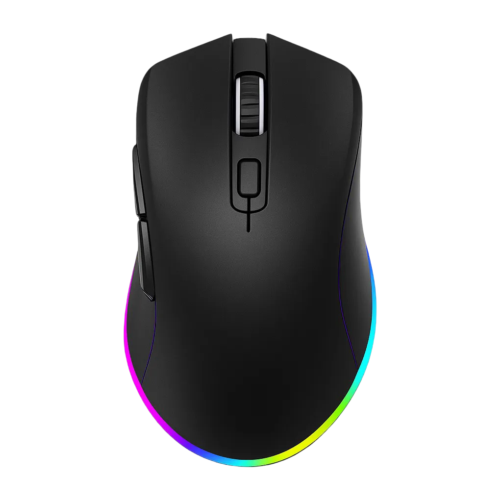 Trådløs gamingmus med RGB-lys